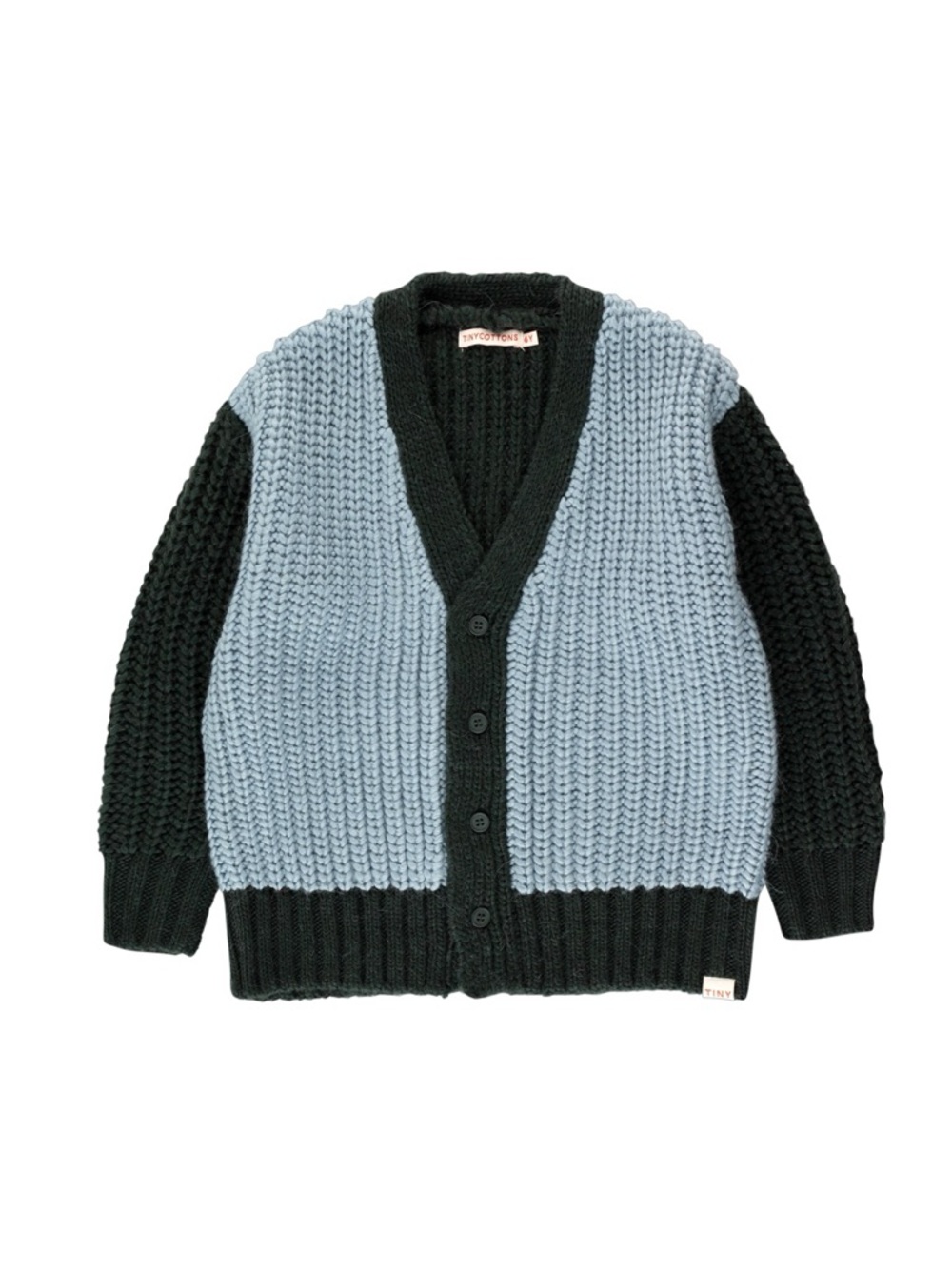 Tiny Cotton color block cardigan